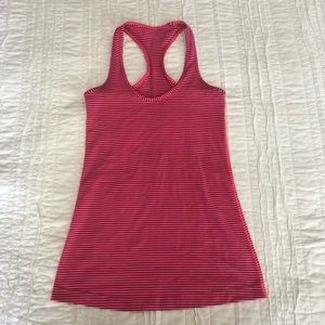 Lululemon Racer Back Tank Pink & Navy